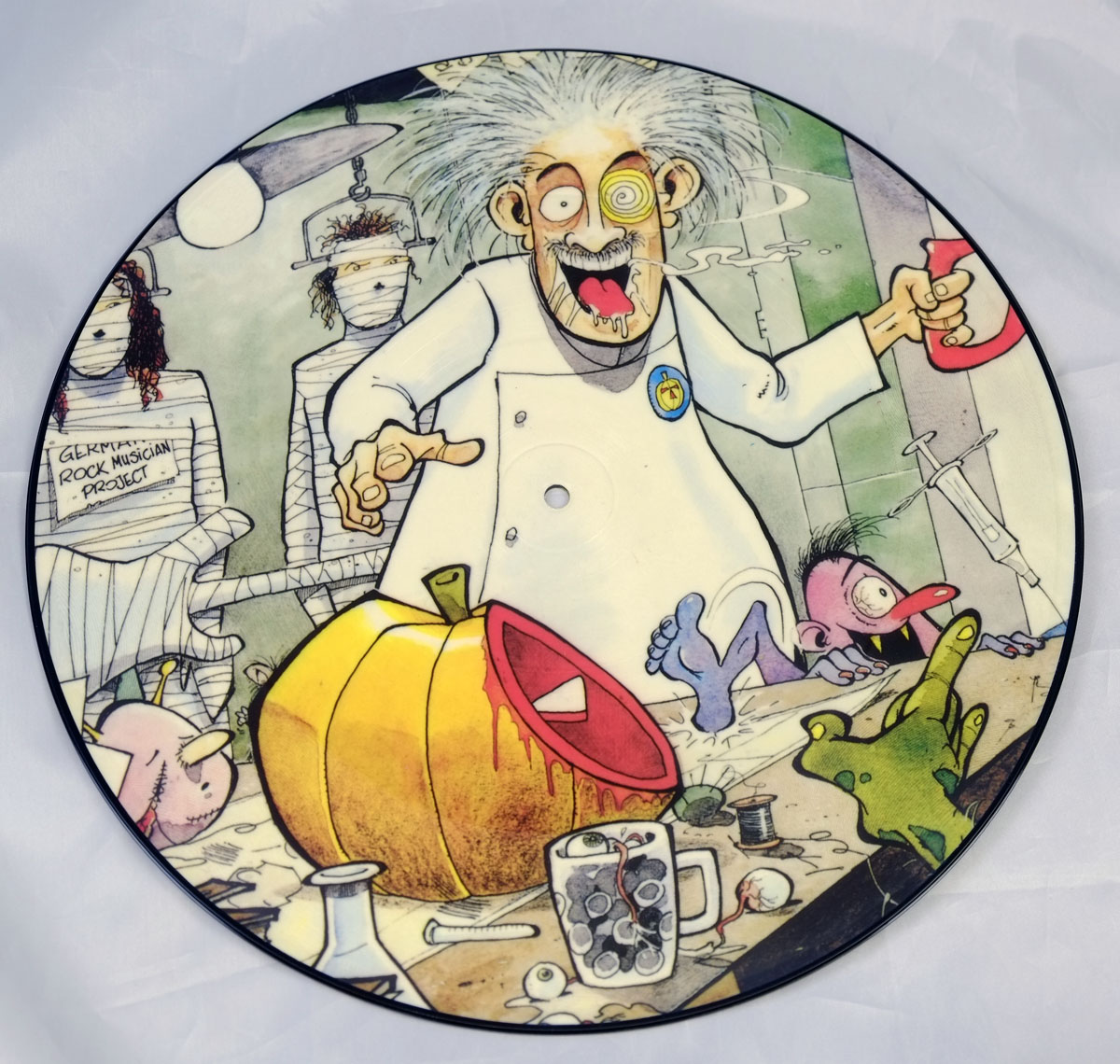 High Resolution Photo #1 HELLOWEEN Dr Stein Picture Disc 